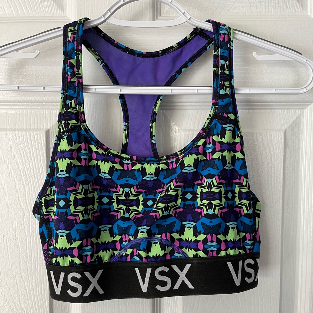 VSX Colorful Geometric Sports Bra
